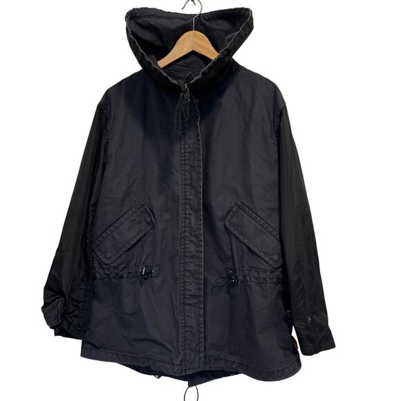 COACH Lightweight Two-Toned Blue Black Jacket size Medium - Picture 6 of 7